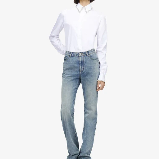 Crystal Embroidery Shirt