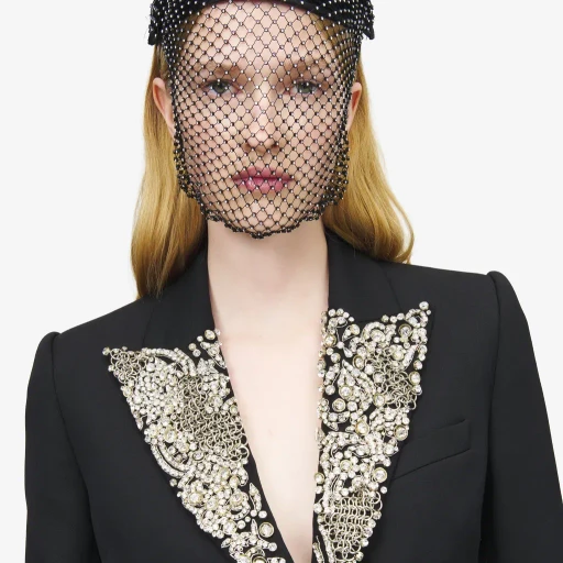 Crystal Mesh Fascinator