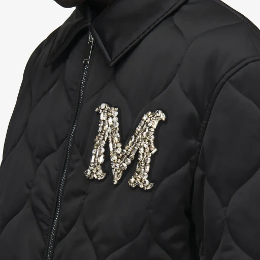 Crystal Logo Quilted Jacket