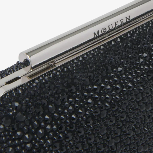 Crystal T-Bar Box Clutch