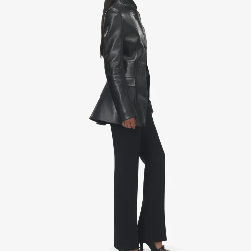 Cutaway Leather Jacket