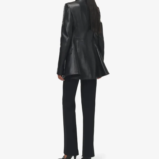 Cutaway Leather Jacket