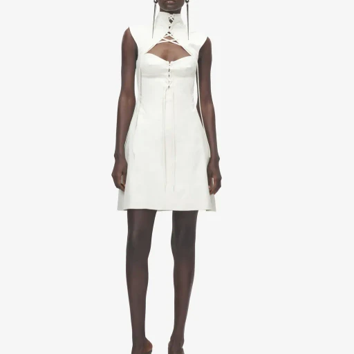 Cut-Out Corset Mini Dress