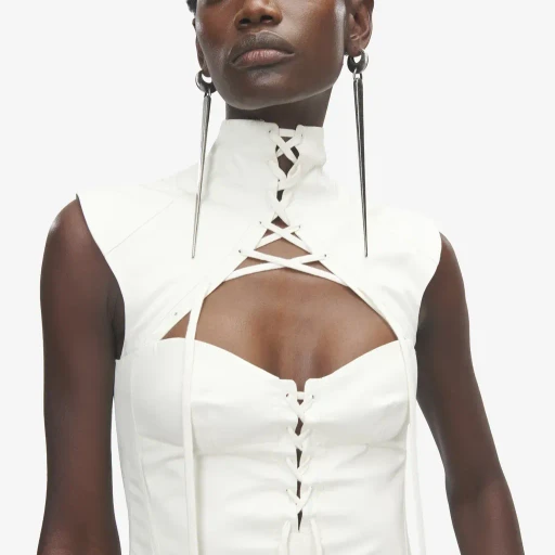 Cut-Out Corset Mini Dress