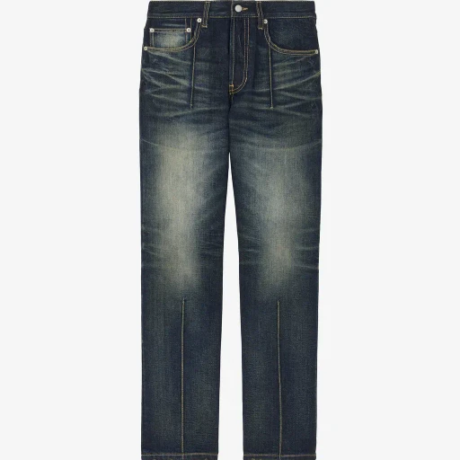 Darted Denim Jeans