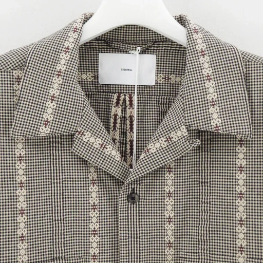 Dobby Open Collar Shirt
