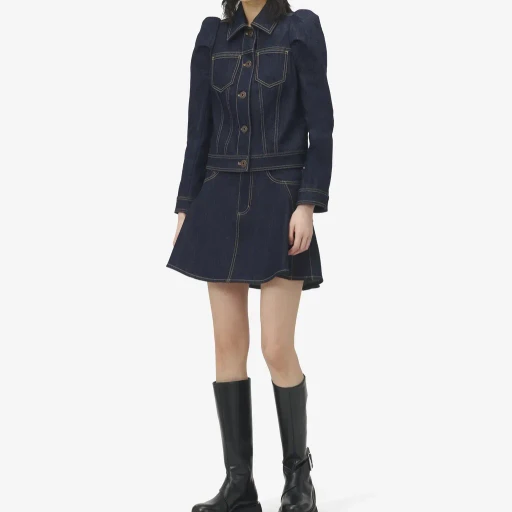 Denim Mini Skirt