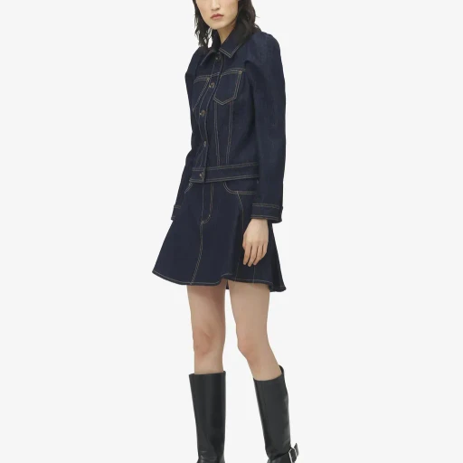 Denim Mini Skirt