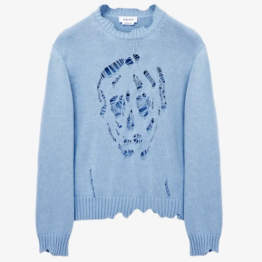 Distressed Skull Jumper