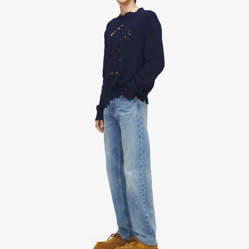 Distressed Skull Jumper