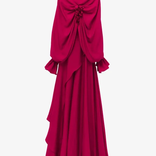 Draped Evening Dress