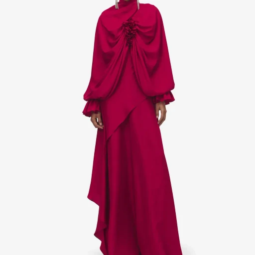 Draped Evening Dress