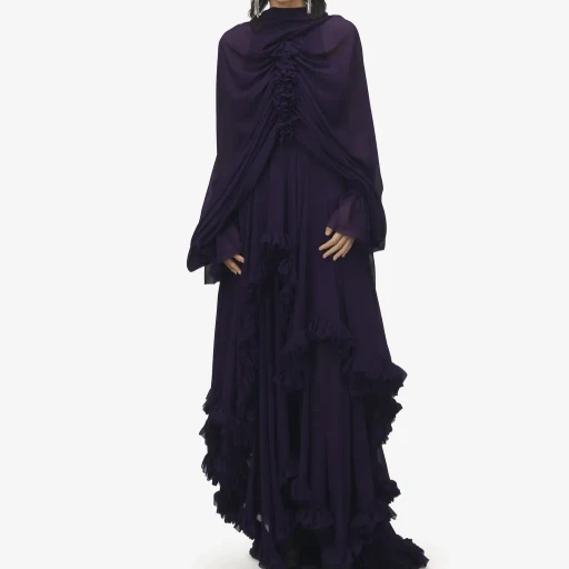 Draped Evening Dress