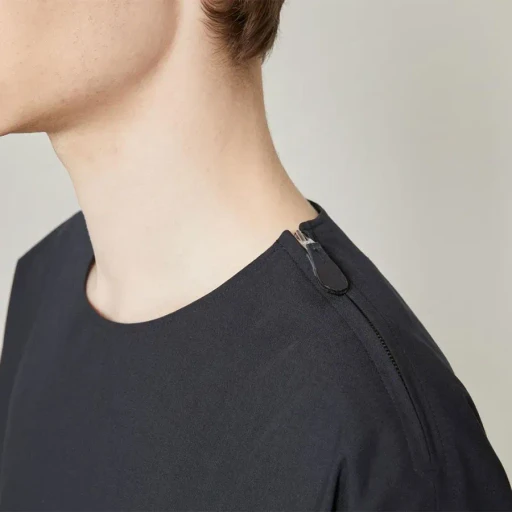 Reracs Side Zip Pullover Shirt