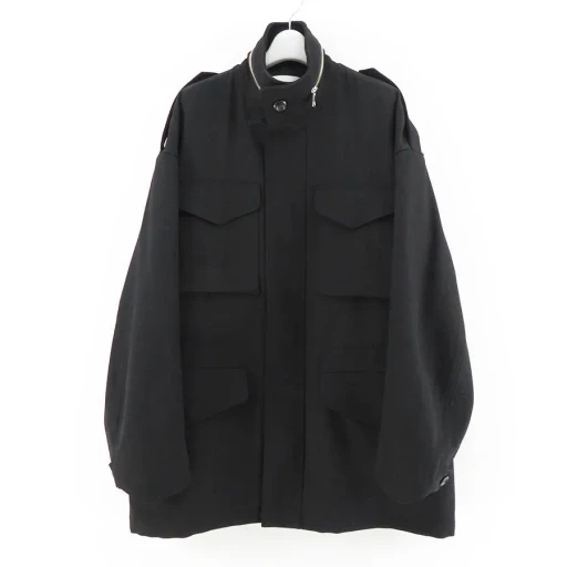 Reracs Brushed Back Satin M-65 Field Jacket