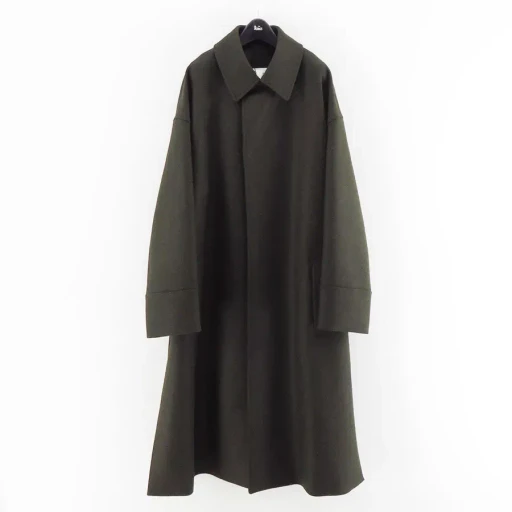 Reracs Super140 Light Melton The Bal Collar Coat