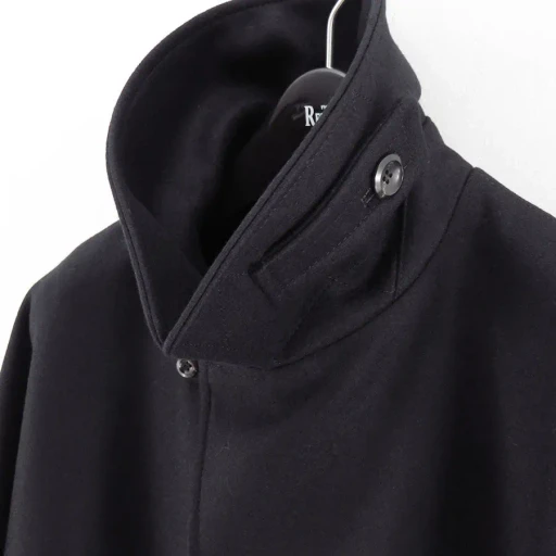Reracs Super140 Light Melton The Bal Collar Coat