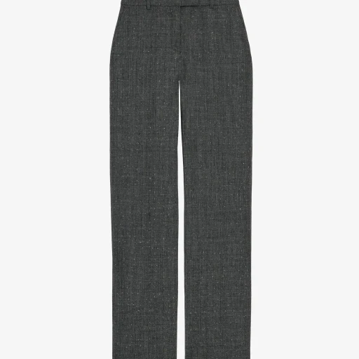 Flecked Glen Check Tailored Trousers