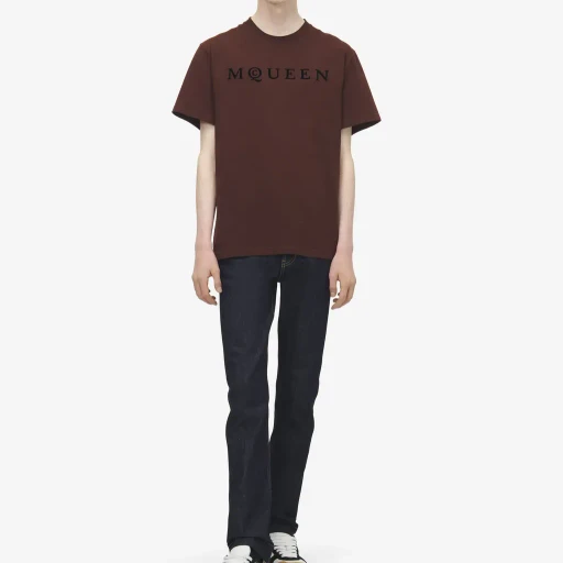 Flocked Mcqueen Logo T-Shirt
