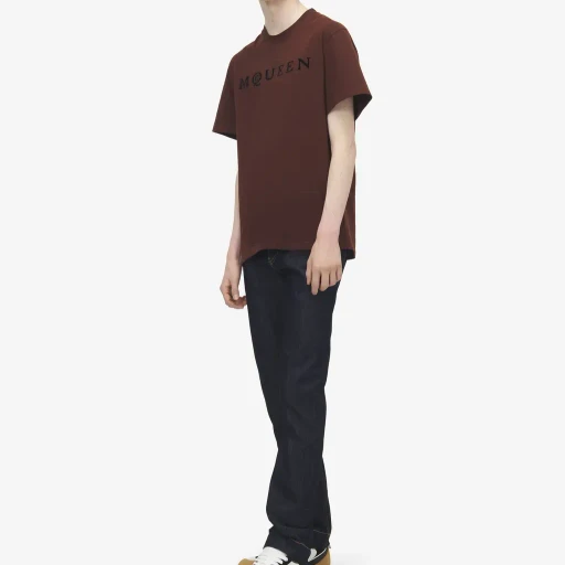 Flocked Mcqueen Logo T-Shirt