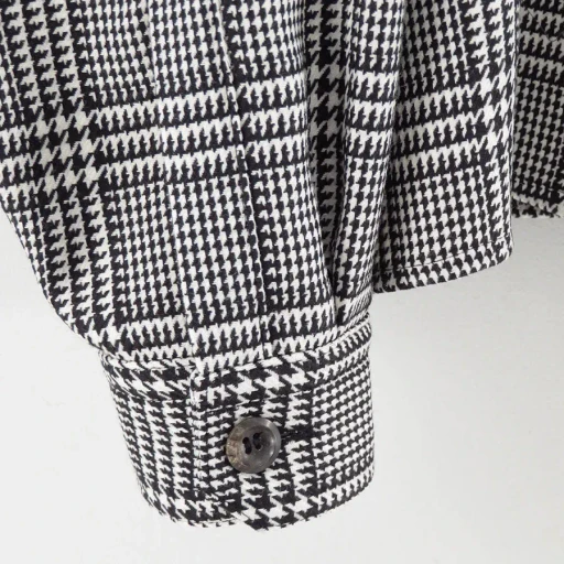 Reracs Worsted High Count Twill Open Collar Easy Jacket