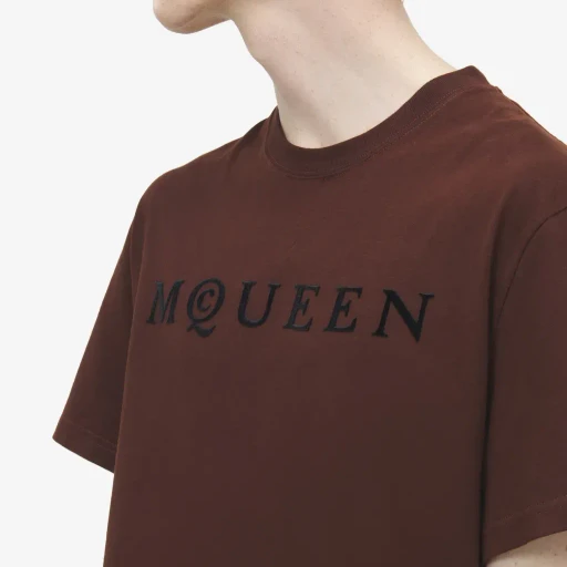 Flocked Mcqueen Logo T-Shirt