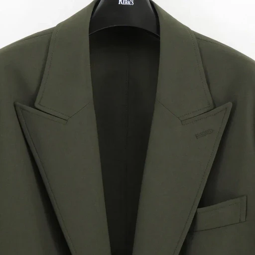 Reracs Wool/Pe Micro Mini Lipstop The Jacket Cardigan Feeling