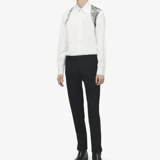 Floral Lace Harness Shirt