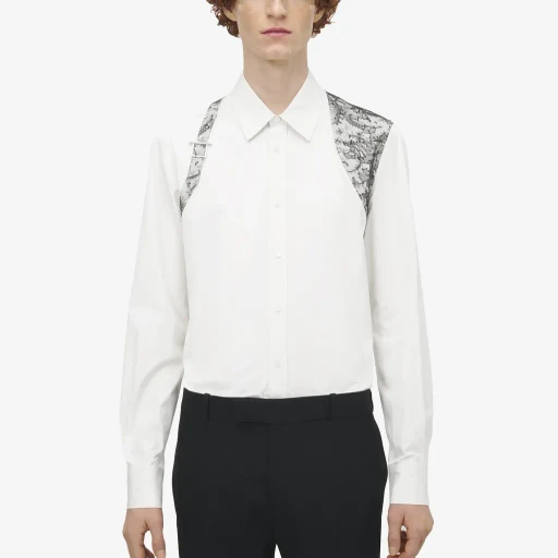 Floral Lace Harness Shirt