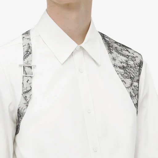 Floral Lace Harness Shirt