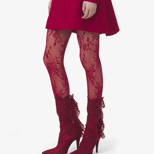 Floral Lace Tights