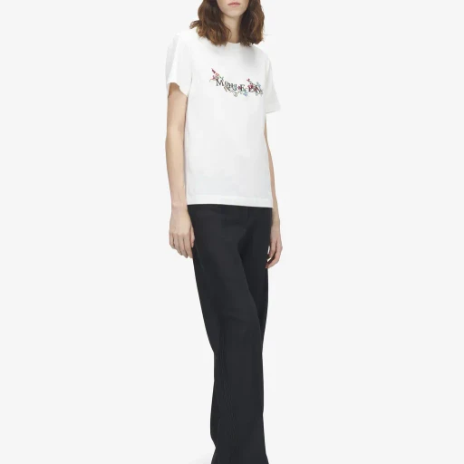 Floral Mcqueen Logo T-Shirt