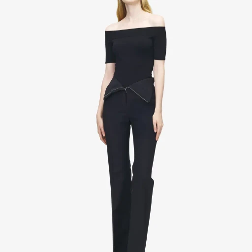 Fold Over Waist Trousers