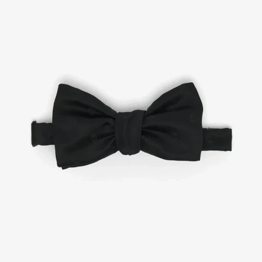Frayed Detail Bow Tie