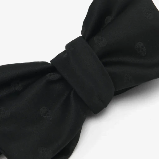 Frayed Detail Bow Tie