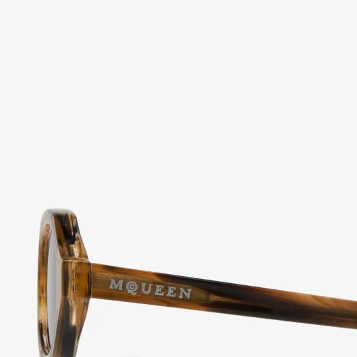 Geometric Oval Sunglasses