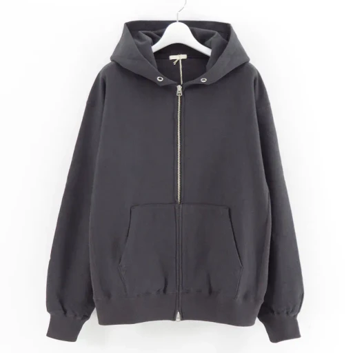 Faded Silky Terry Rw Zip Up Parka