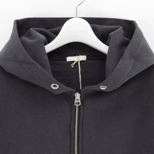 Faded Silky Terry Rw Zip Up Parka