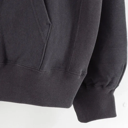 Faded Silky Terry Rw Zip Up Parka