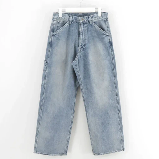 Faded Light Denim Painter Pants