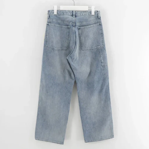 Faded Light Denim Painter Pants