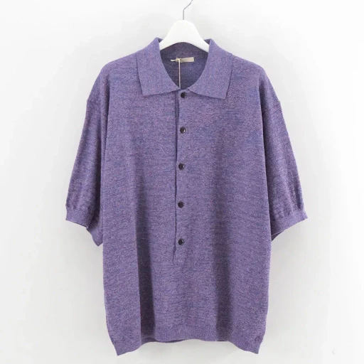 Melange Slub Yarn Knit P/S