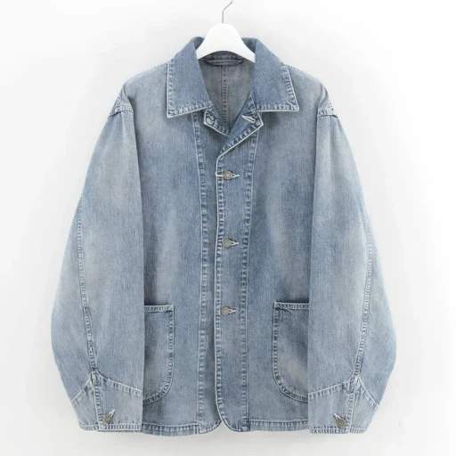Faded Light Denim Coverall