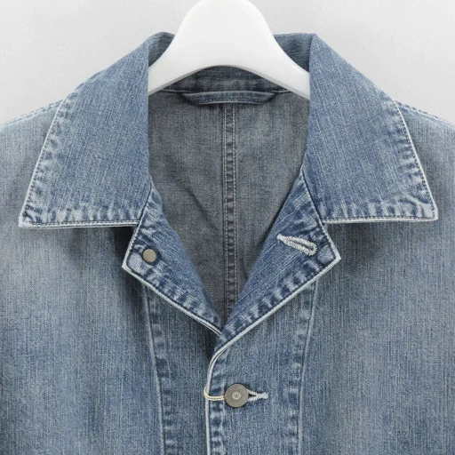 Faded Light Denim Coverall