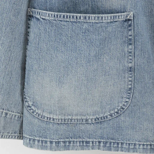 Faded Light Denim Coverall