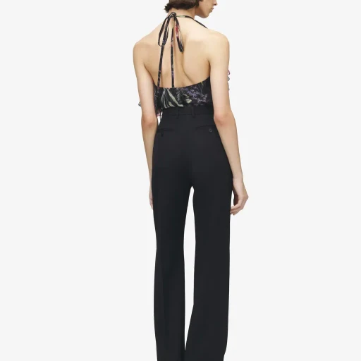 High-Waisted Tailored Trousers