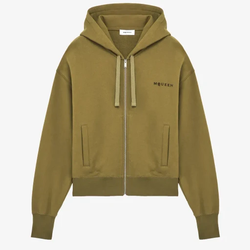 Hooded Zip Through Sweatshirt