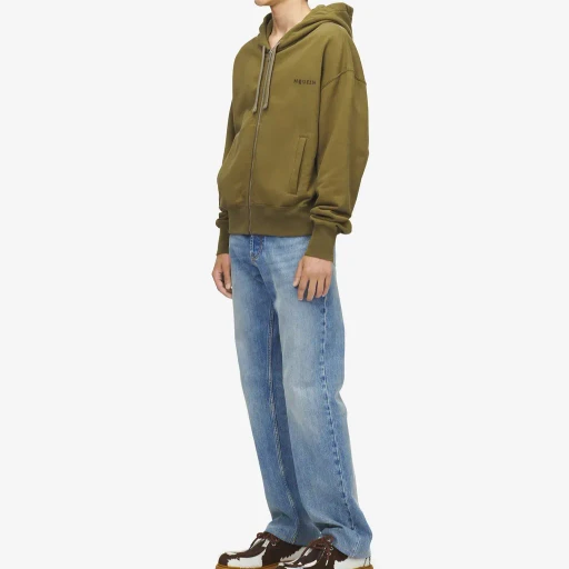 Hooded Zip Through Sweatshirt