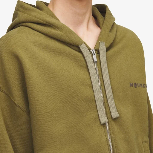 Hooded Zip Through Sweatshirt