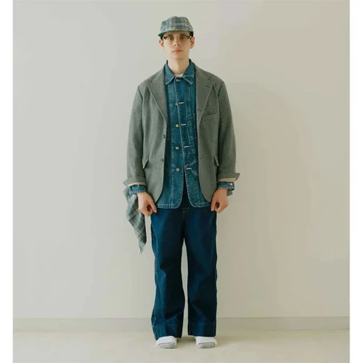 Unlikely Assembled Sports Coat Wool Tweed